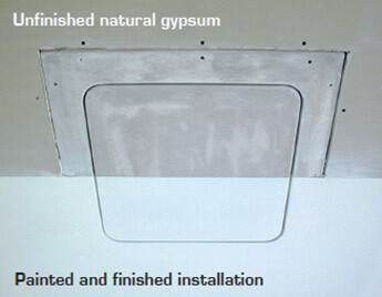  Example of Gypsum Access Door Installation