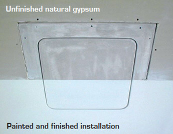  Example of Gypsum Access Door Installation