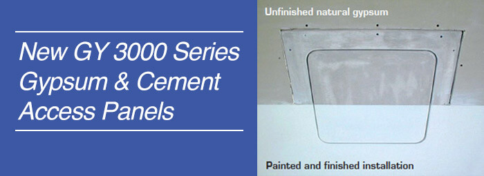 New WB GY 3000 Series Gypsum & Cement Access Panels