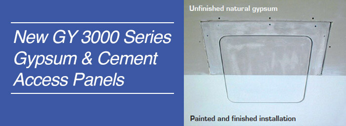New WB GY 3000 Series Gypsum & Cement Access Panels