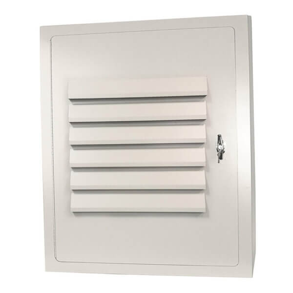 WB EXT 1400 Series Rain Guard Vented Exterior Access Door / Panel with Locking T-Handle