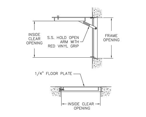 WB APS 8100 Series Dimension Drawing