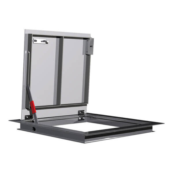 WB APS 8100 Series Flush Aluminum Diamond Plate Floor Hatches