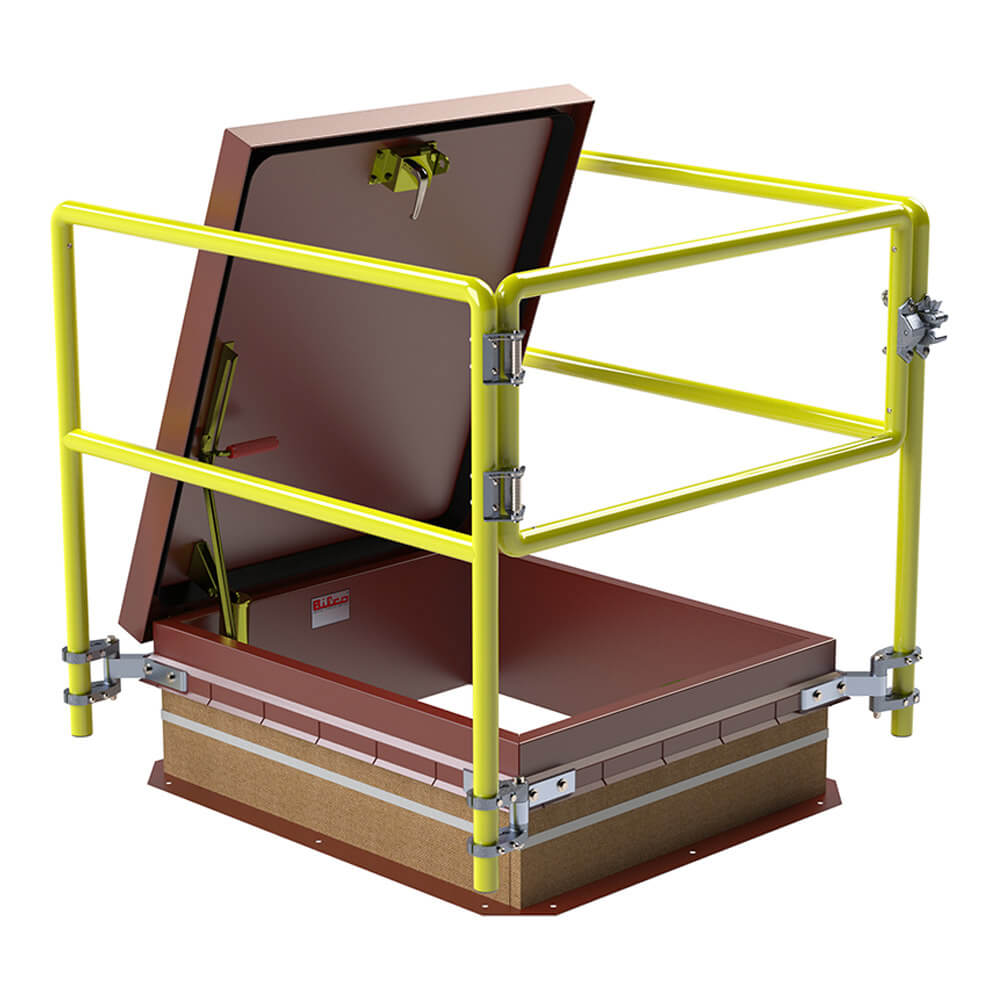 Willims Railing System WB Roof Hatch Railing Systems - Williams Brothers Corporation