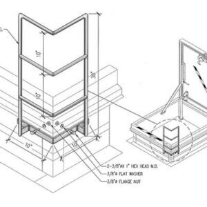 WB SG Series Roof Hatch Safety Grabs