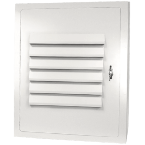 Williams Brothers - WB EXT 1400 Series Rain Guard Vented Exterior Access Door / Panel with Locking T-Handle