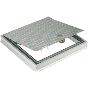 Williams Brothers - WB TPS 8300 Series Flush Aluminum Diamond Plate Floor Hatches with Drainage Trough