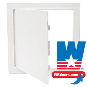 Williams Brothers - WB MAP1850 Series Hinged Surface Mount Plastic Access Panel / Door with Logo