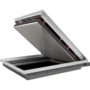 Williams Brothers - WB FD 8500-XL Series Oversized Flush Fire-Rated Aluminum Diamond Plate Floor Hatches